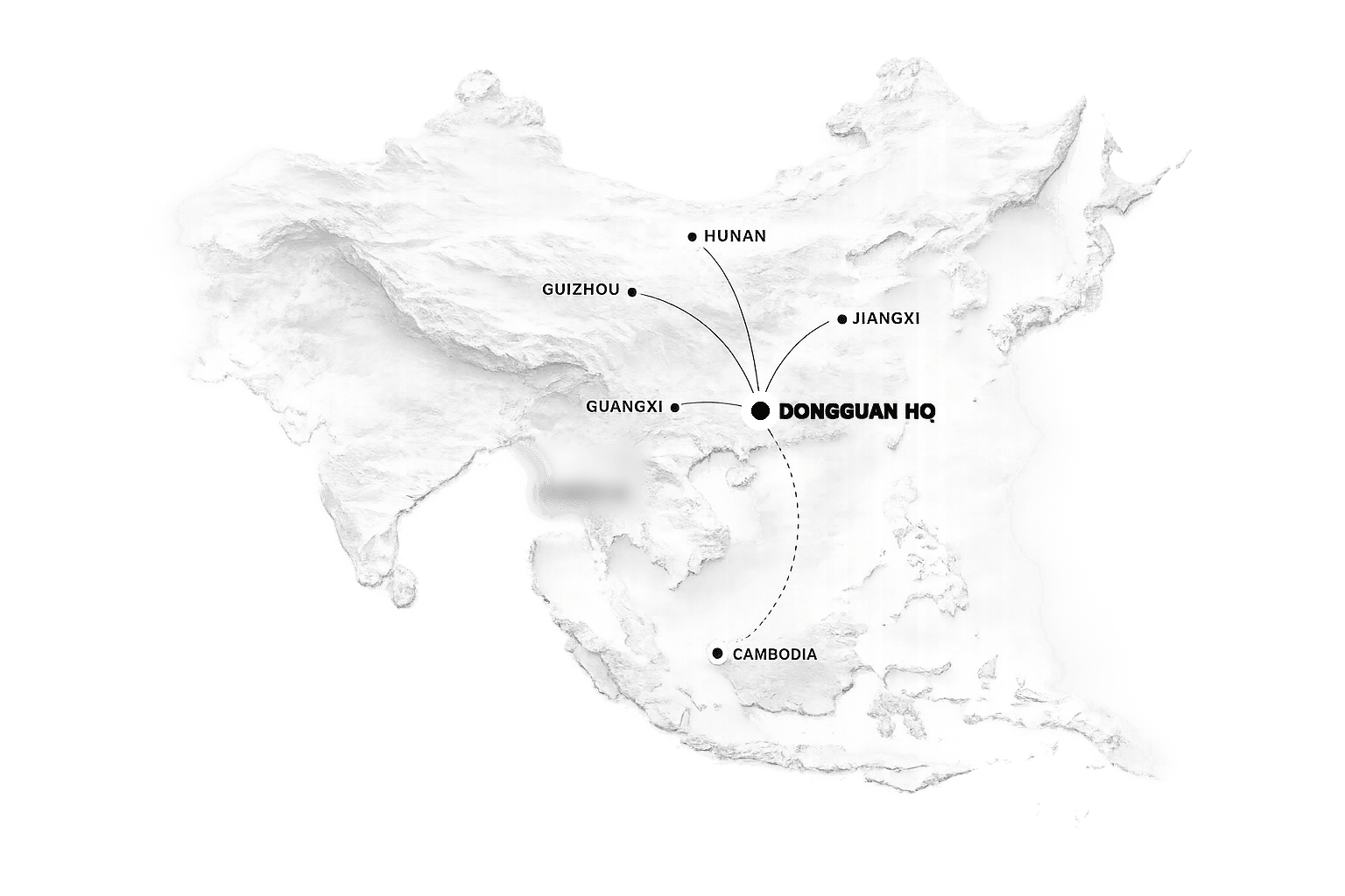 Global manufacturing network map